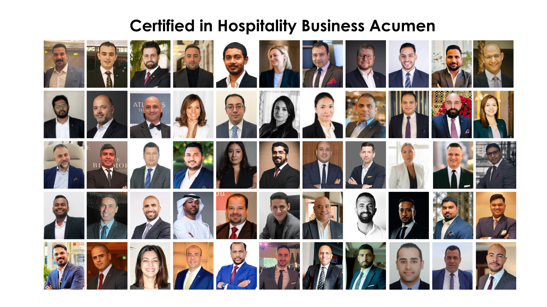 Certified in Hospitality Business Acumen (CHBA)